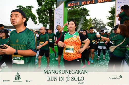 Race photo from Mangkunegaran Run 2024