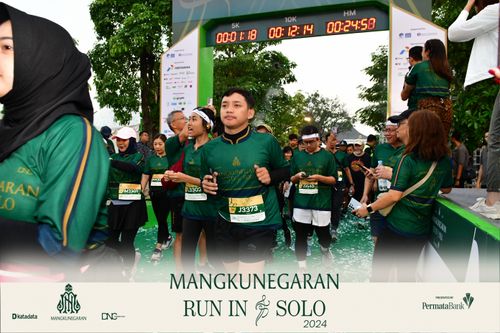Race photo from Mangkunegaran Run 2024
