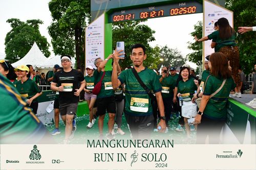 Race photo from Mangkunegaran Run 2024