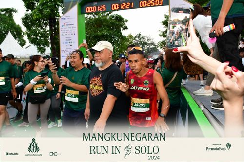 Race photo from Mangkunegaran Run 2024
