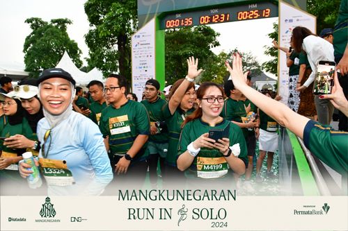 Race photo from Mangkunegaran Run 2024