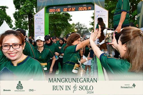 Race photo from Mangkunegaran Run 2024