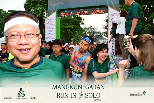 Race photo from Mangkunegaran Run 2024