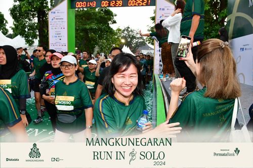 Race photo from Mangkunegaran Run 2024