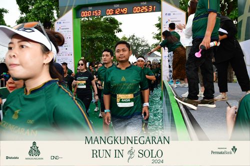 Race photo from Mangkunegaran Run 2024