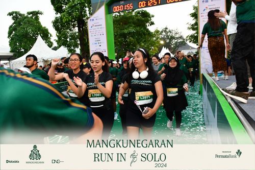 Race photo from Mangkunegaran Run 2024