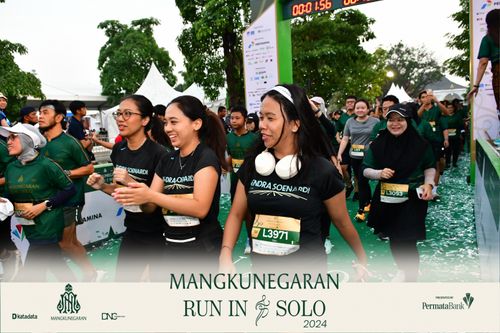 Race photo from Mangkunegaran Run 2024