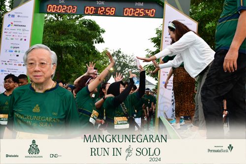 Race photo from Mangkunegaran Run 2024