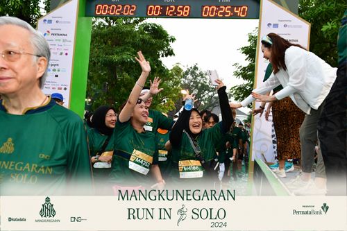 Race photo from Mangkunegaran Run 2024