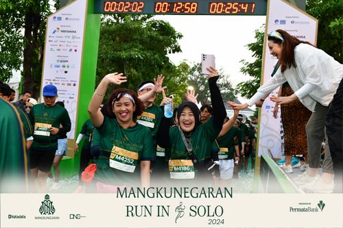 Race photo from Mangkunegaran Run 2024