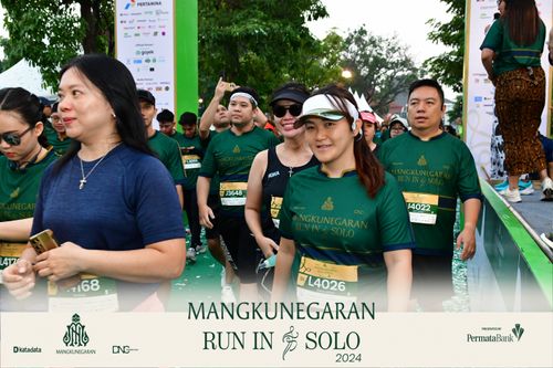 Race photo from Mangkunegaran Run 2024
