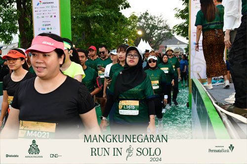Race photo from Mangkunegaran Run 2024