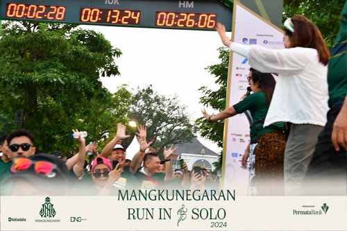 Race photo from Mangkunegaran Run 2024