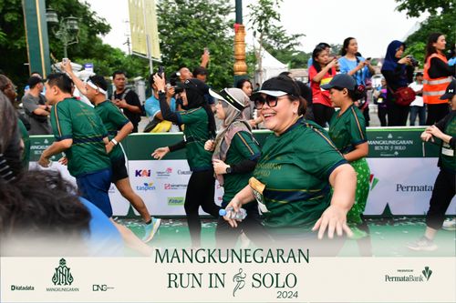 Race photo from Mangkunegaran Run 2024