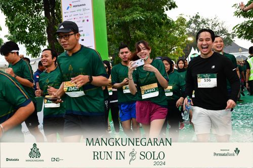 Race photo from Mangkunegaran Run 2024