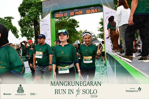 Race photo from Mangkunegaran Run 2024