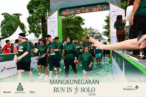 Race photo from Mangkunegaran Run 2024