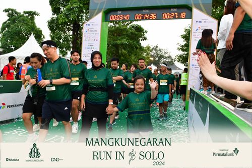 Race photo from Mangkunegaran Run 2024