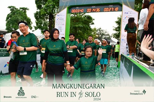 Race photo from Mangkunegaran Run 2024