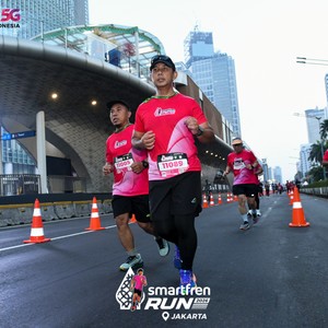 Race photo from SMARTFREN RUN 2026