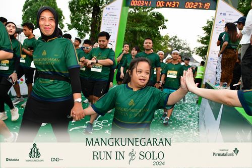 Race photo from Mangkunegaran Run 2024