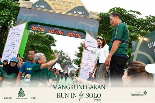 Race photo from Mangkunegaran Run 2024