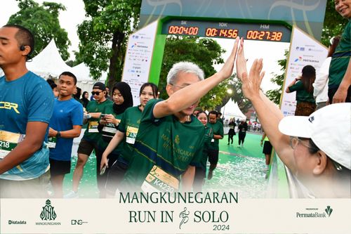 Race photo from Mangkunegaran Run 2024