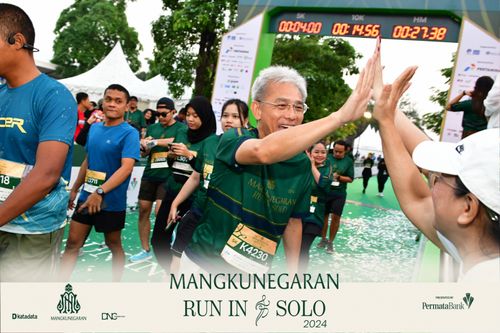 Race photo from Mangkunegaran Run 2024