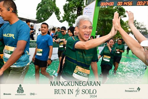 Race photo from Mangkunegaran Run 2024