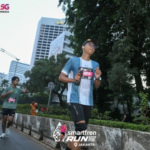 Race photo from SMARTFREN RUN 2026