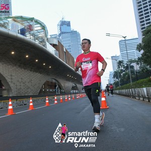 Race photo from SMARTFREN RUN 2026