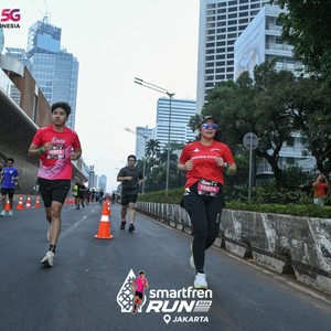 Race photo from SMARTFREN RUN 2026