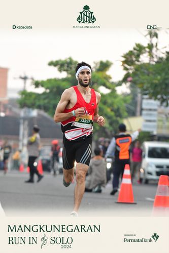 Race photo from Mangkunegaran Run 2024