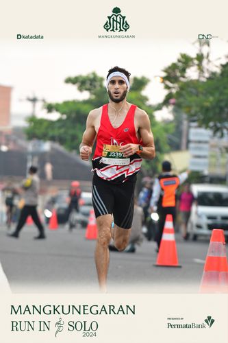 Race photo from Mangkunegaran Run 2024