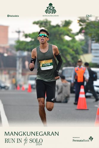Race photo from Mangkunegaran Run 2024