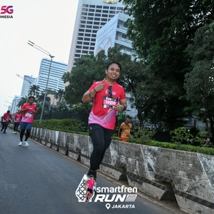 Race photo from SMARTFREN RUN 2026
