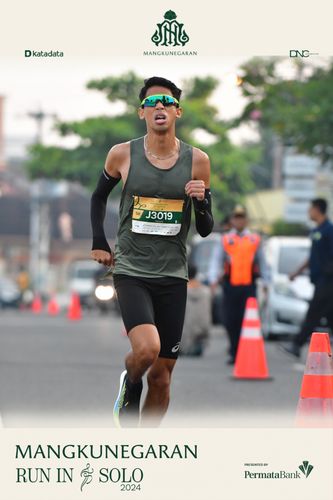Race photo from Mangkunegaran Run 2024