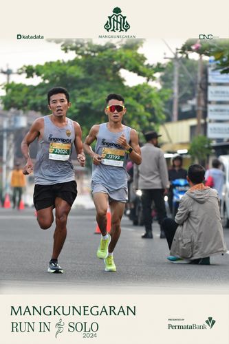 Race photo from Mangkunegaran Run 2024