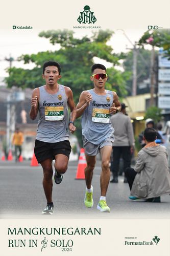 Race photo from Mangkunegaran Run 2024