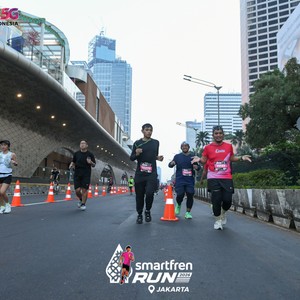 Race photo from SMARTFREN RUN 2026
