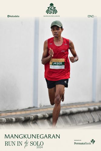 Race photo from Mangkunegaran Run 2024