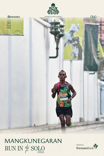 Race photo from Mangkunegaran Run 2024
