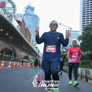 Race photo from SMARTFREN RUN 2026