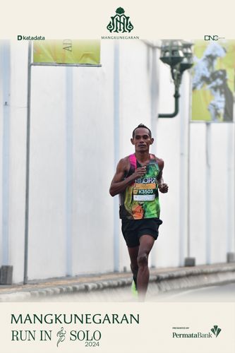 Race photo from Mangkunegaran Run 2024