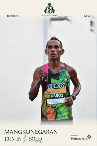 Race photo from Mangkunegaran Run 2024