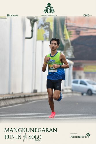 Race photo from Mangkunegaran Run 2024