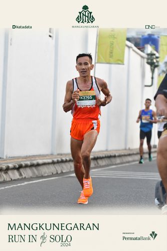 Race photo from Mangkunegaran Run 2024