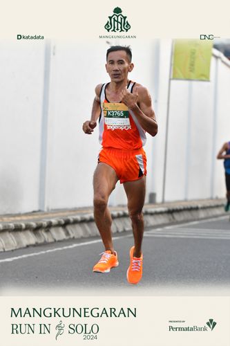 Race photo from Mangkunegaran Run 2024