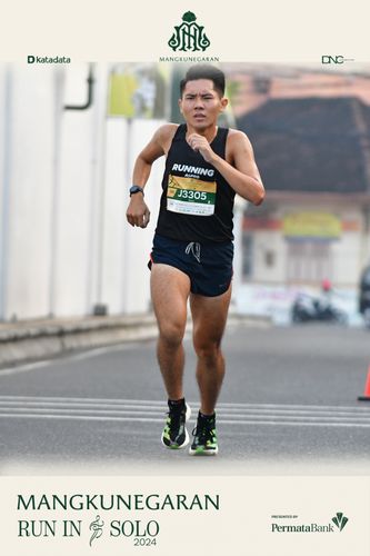 Race photo from Mangkunegaran Run 2024