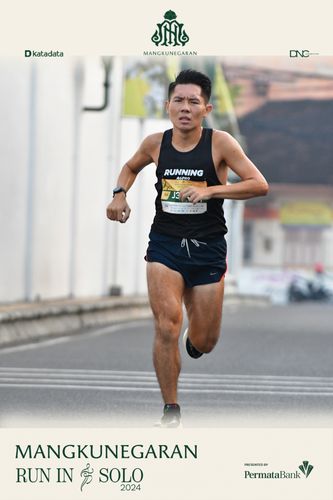 Race photo from Mangkunegaran Run 2024